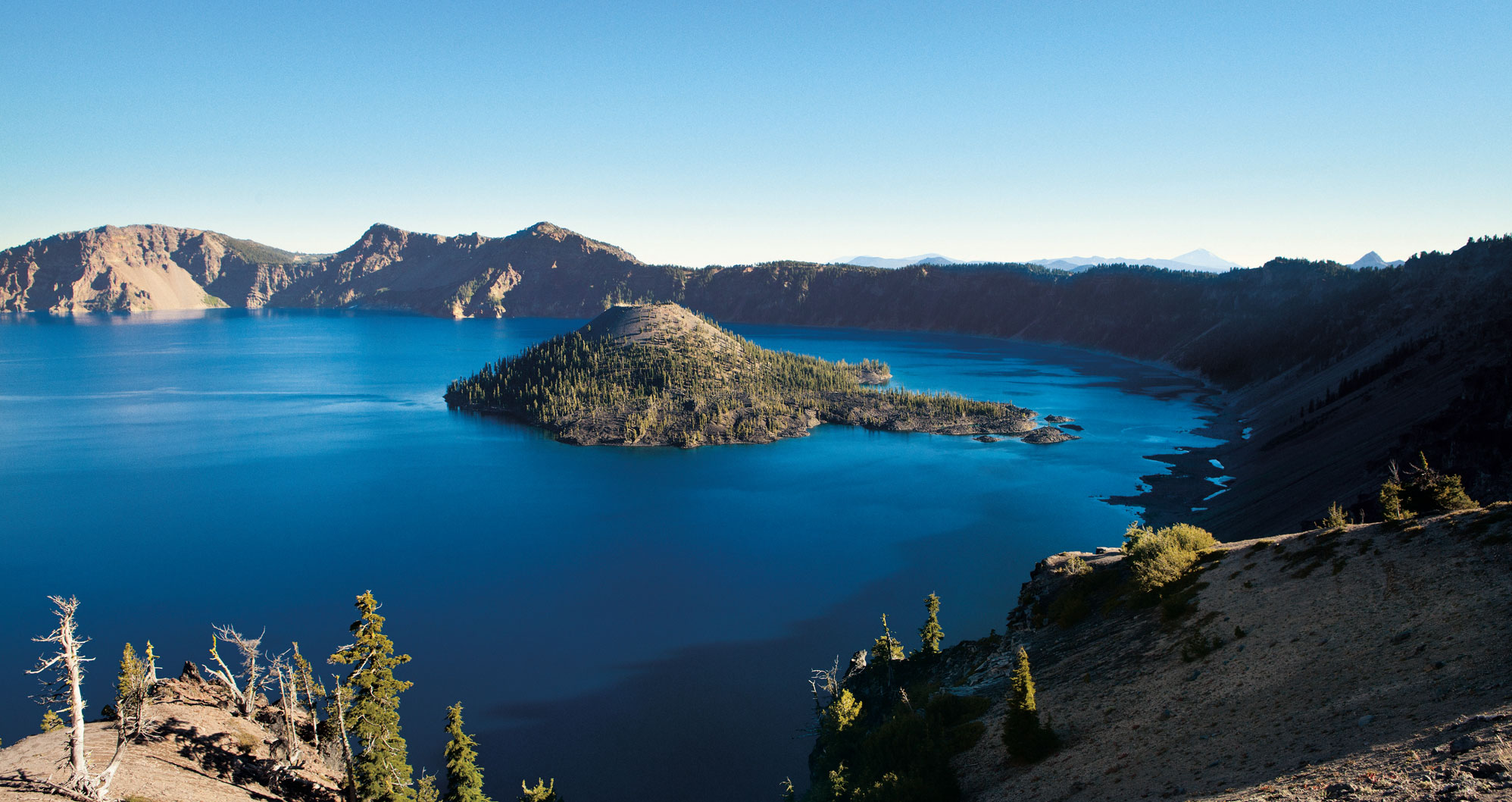 Crater Lake National Park Deep Water In A Sleeping Volcano