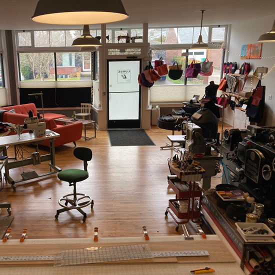 sewing and retail space