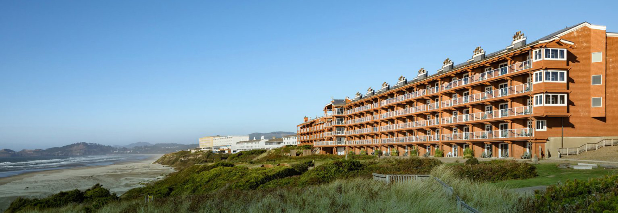 five story resort hotel near ocean