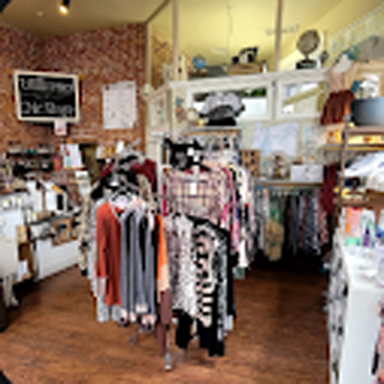 clothing displayed in retail store