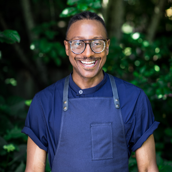portrait of chef smiling