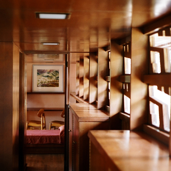 interior of Frank Lloyd Wright's Gordon House