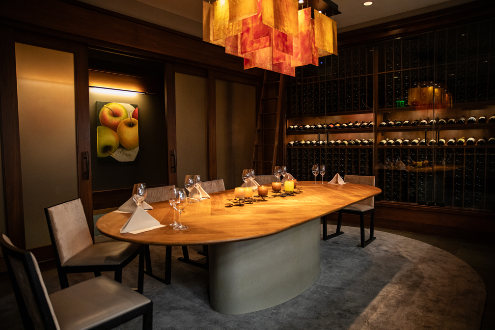 private dining area of restaurant
