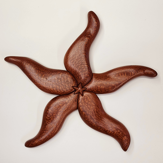 wooden starfish
