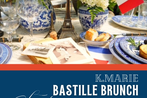French inspired table setting.