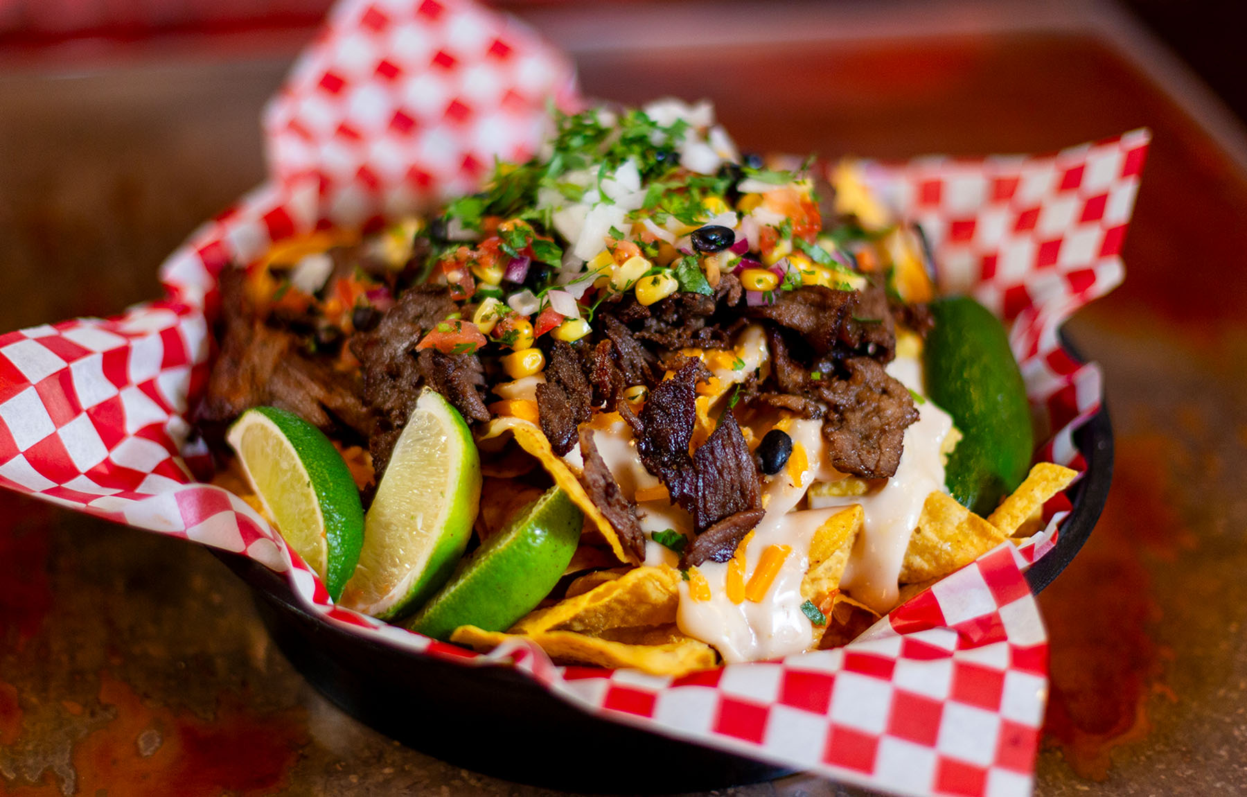 Plate of nachos