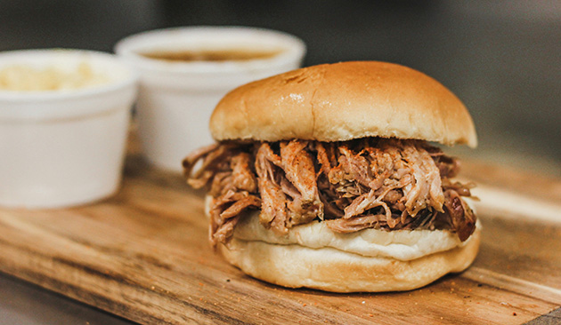 pulled pork sandwich