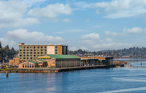 View of Ko-Kwel Casino Resort from the water