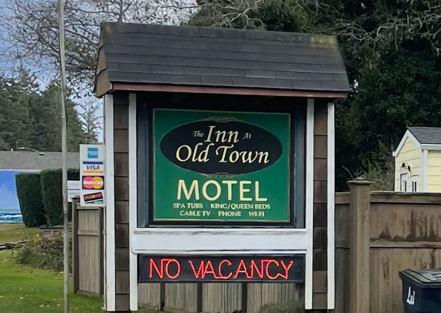 Sign at The Inn at Old Town