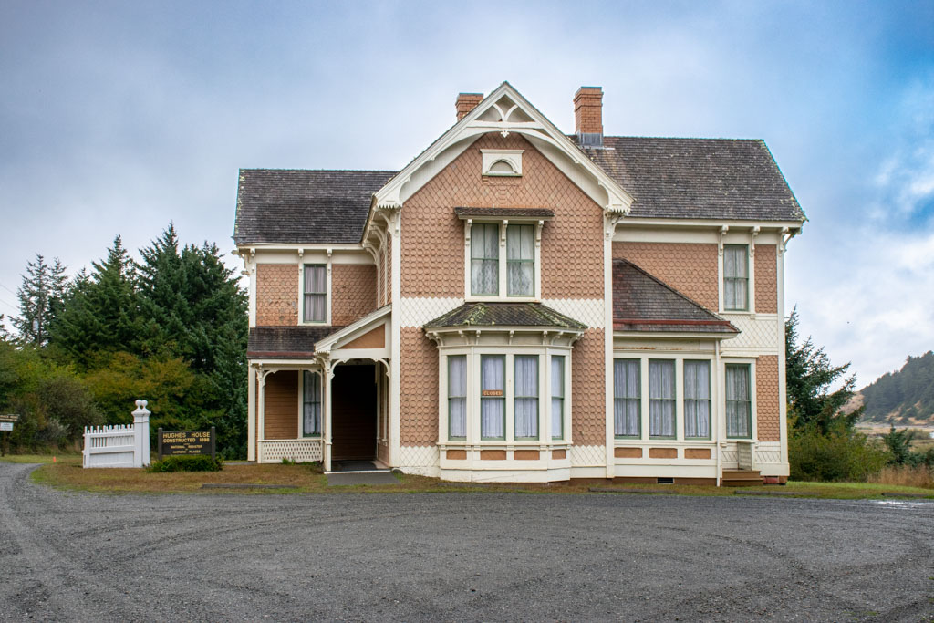 The historic Hughes House in Sixes Oregon