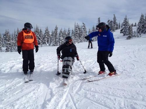 Skiing with OAS.