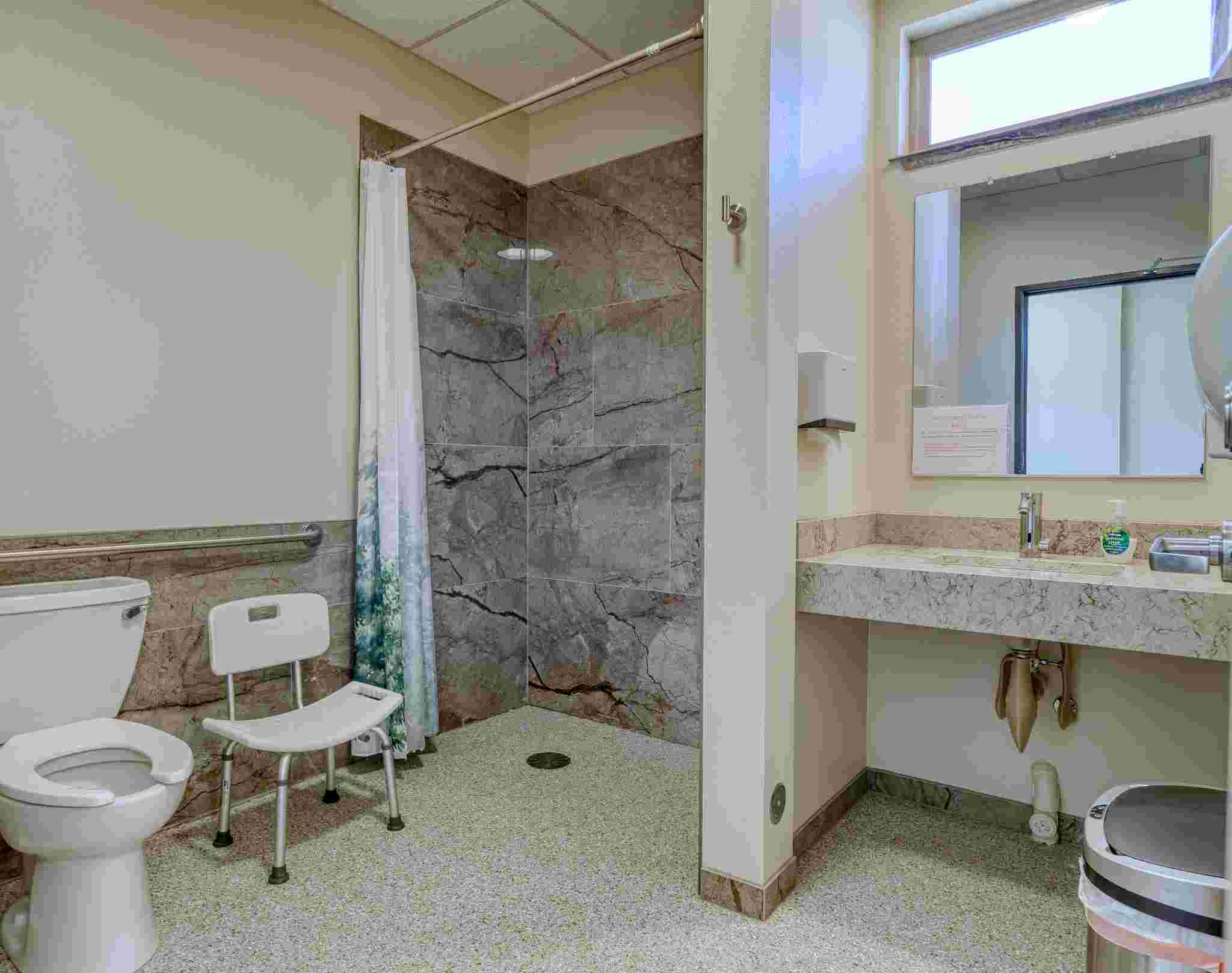 Shower area