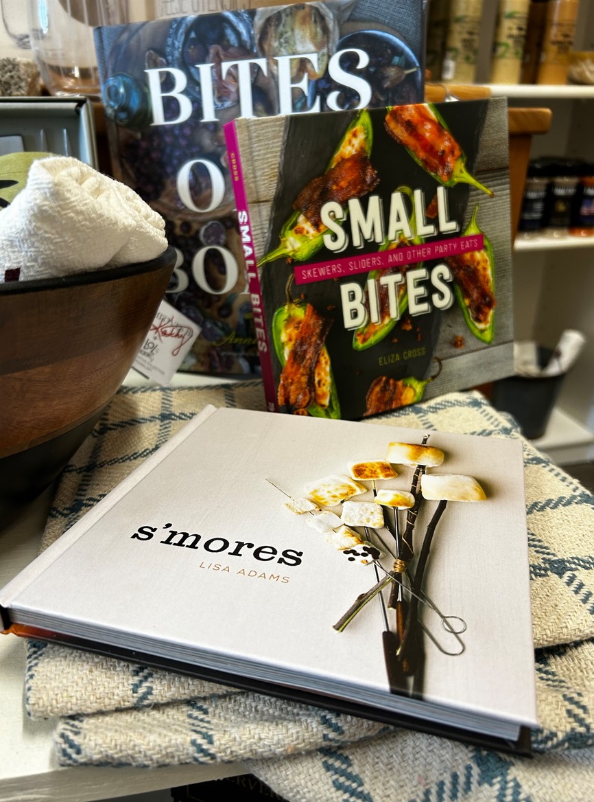 retail display of cook books