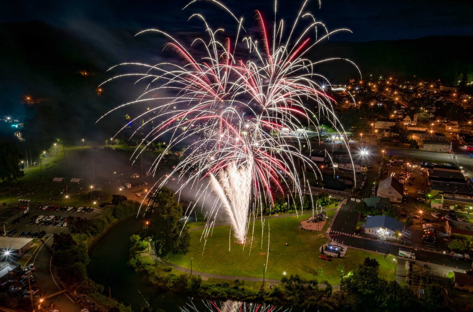 fireworks display