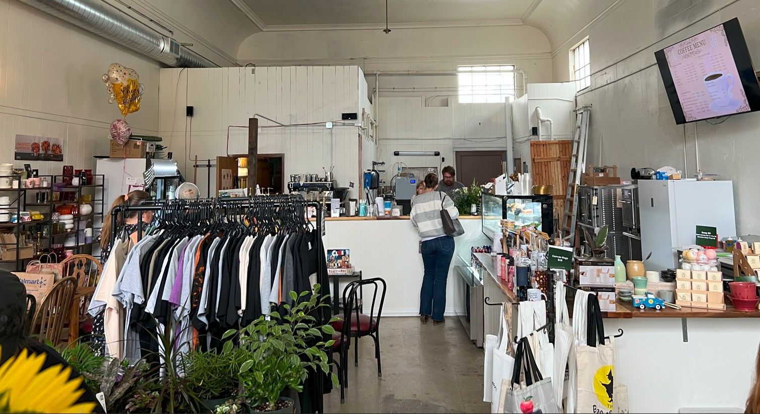 Interior of coffee shop