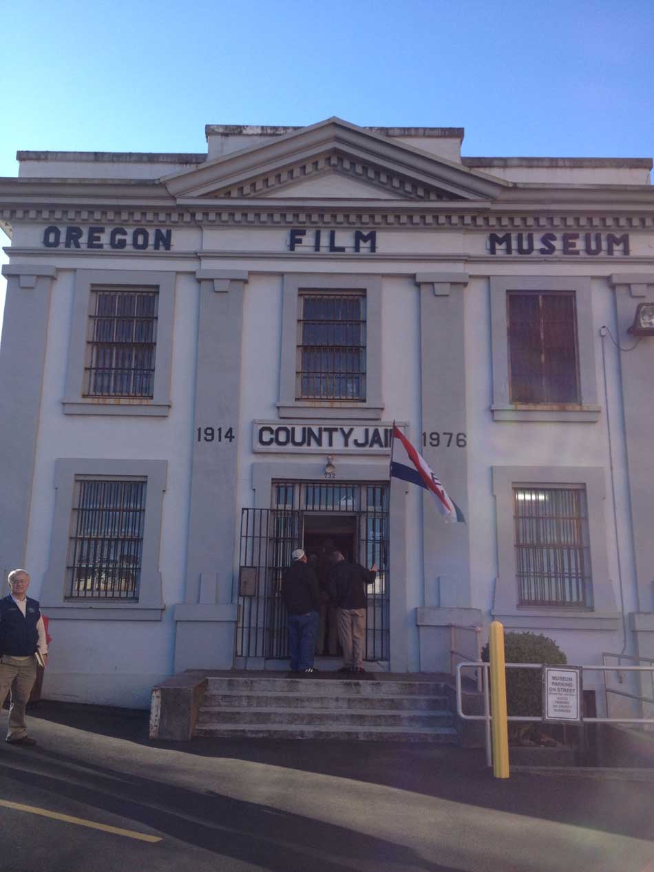 exterior of county jail building that now houses Oregon Film Museum