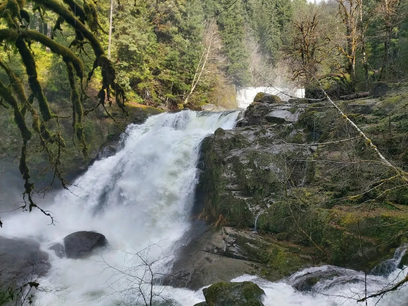 Waterfall on the Coquille River in Powers, Oregon