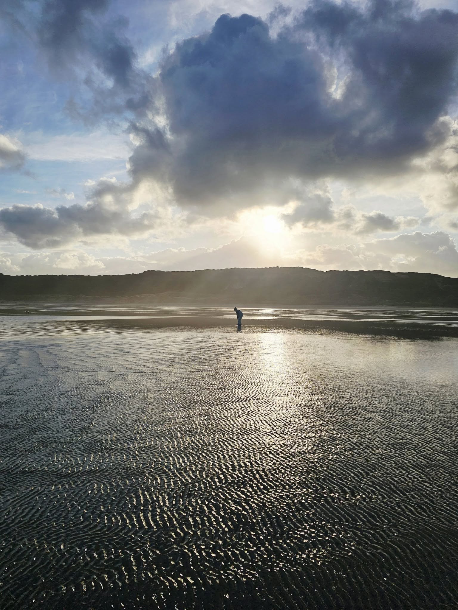 Low tide at Whiskey Run Beach near Bandon, Oregon