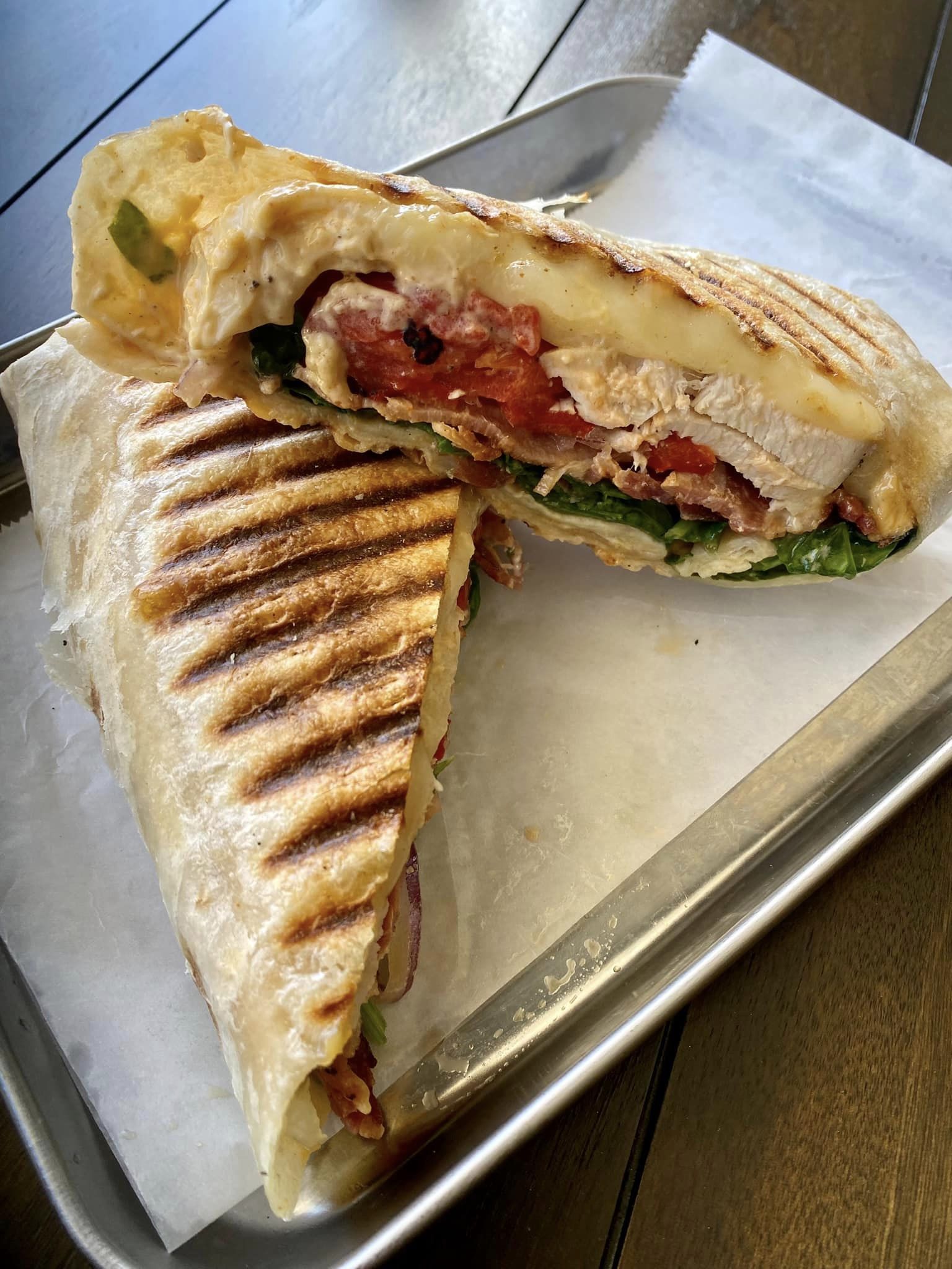 Panini at Divine South Kitchen and Catering in Gold Beach, Oregon