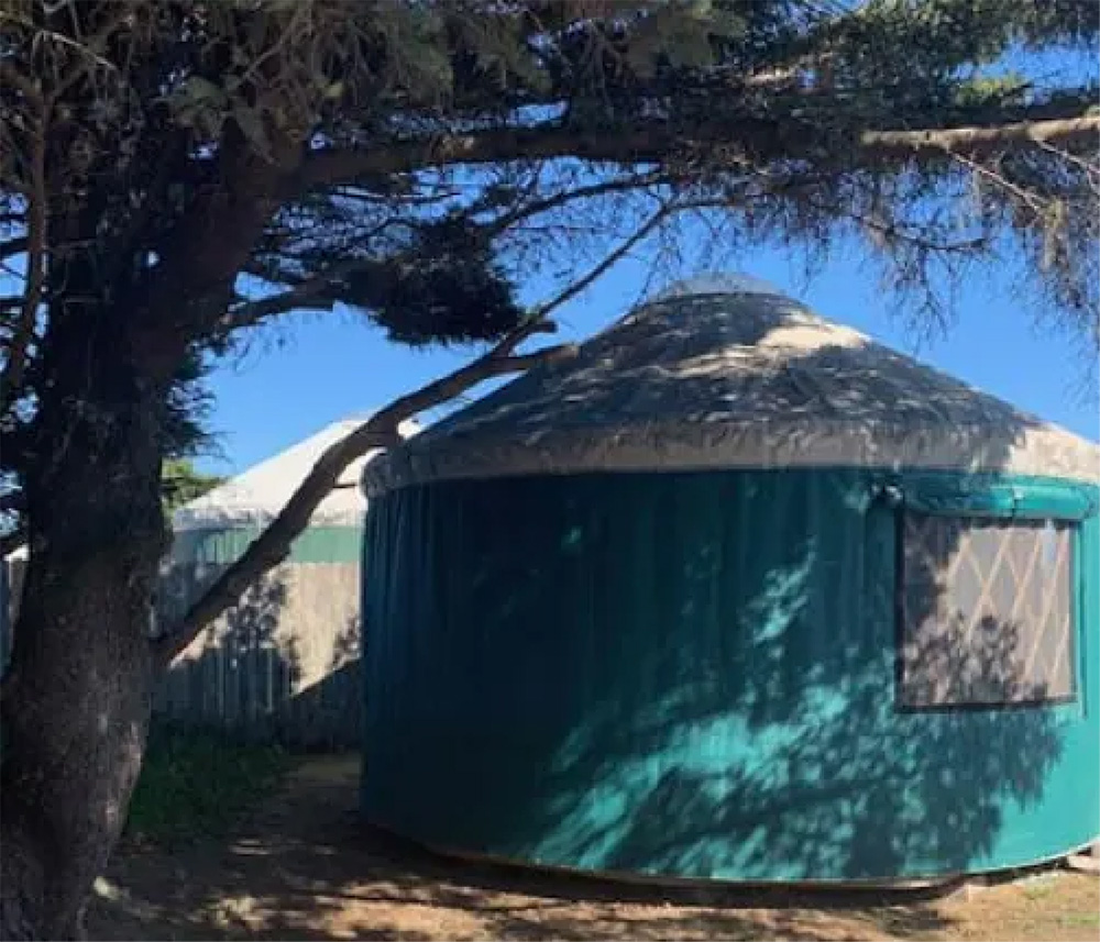 Yurts for rent at Oceanside RV Park in Gold Beach, Oregon