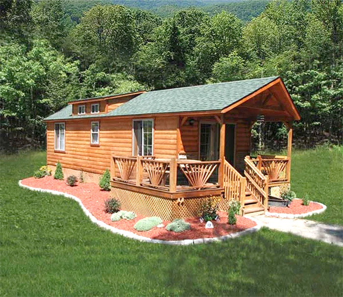 Cabins for rent at Beach Loop RV Park in Bandon, Oregon