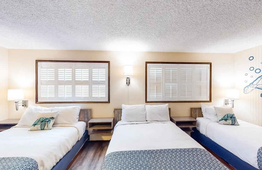 Interior of hotel room at Lamplighter Inn Bandon, Oregon