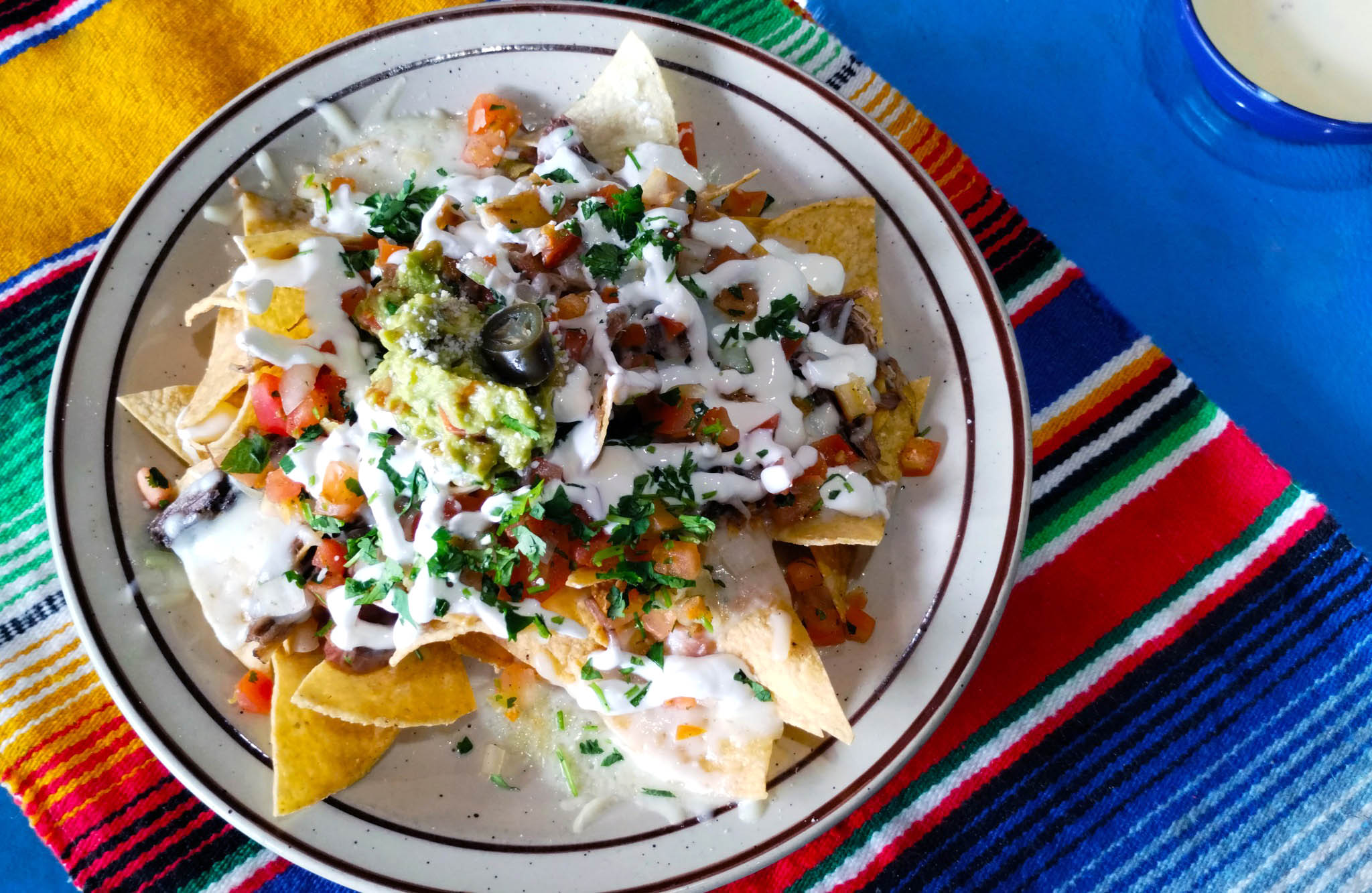 Nachos at Tortuga Mexican Bar and Grill in Gold Beach, Oregon