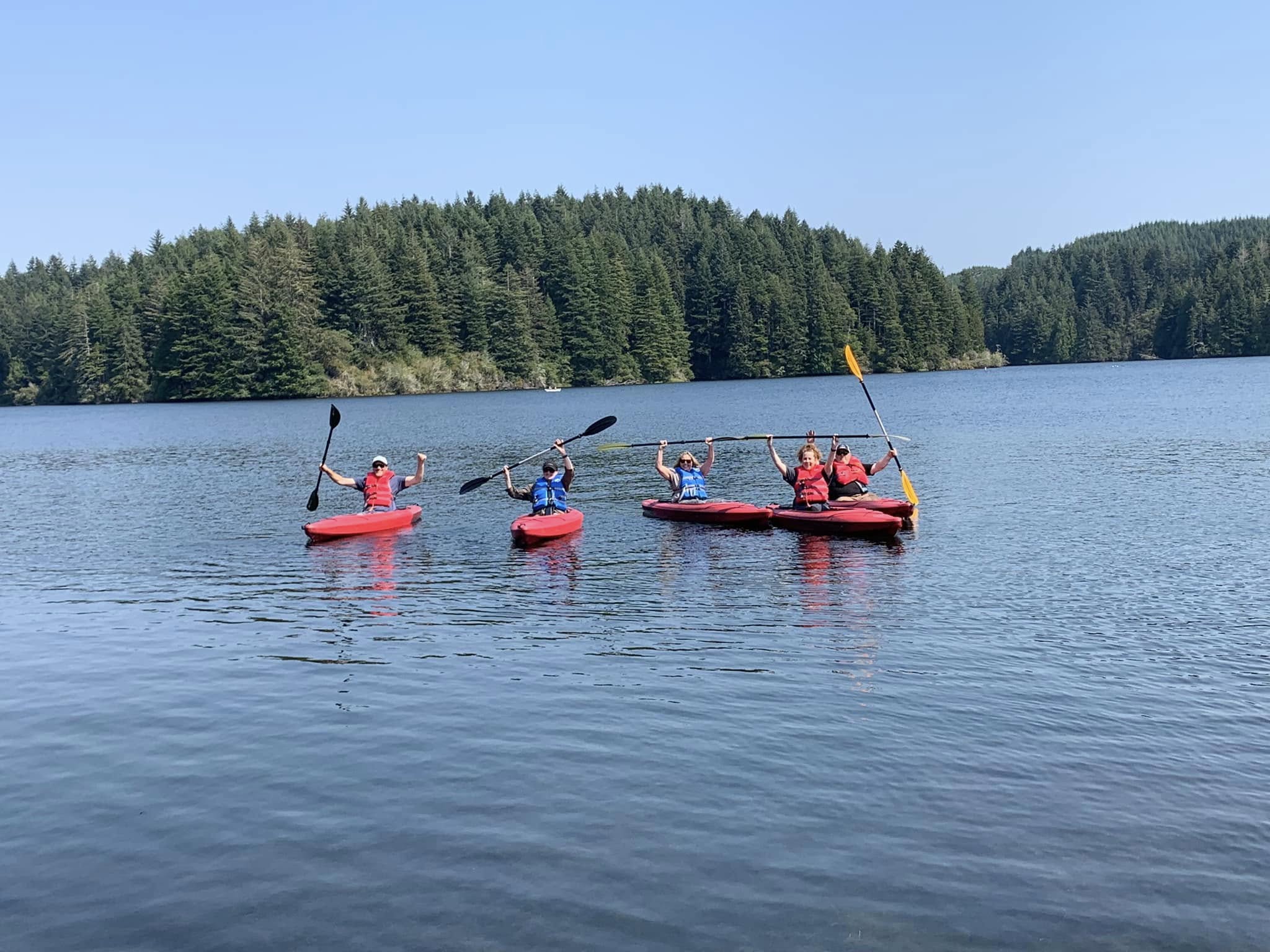 Kayaking with kayak rentals from Coastal Kayak & SUP Rentals in Coos Bay, Oregon