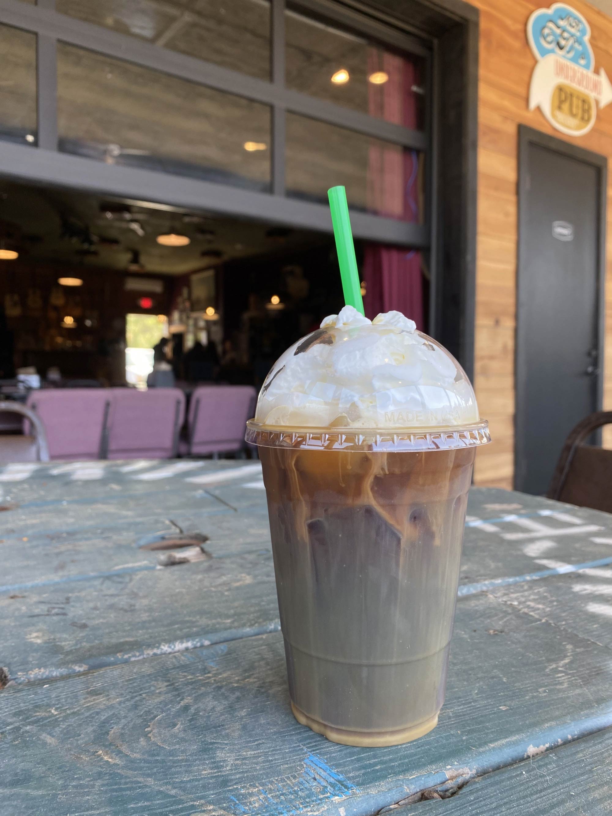 Cold Brew at Mr. Ed's Espresso, Juice, and Underground Pub in Port Orford, Oregon