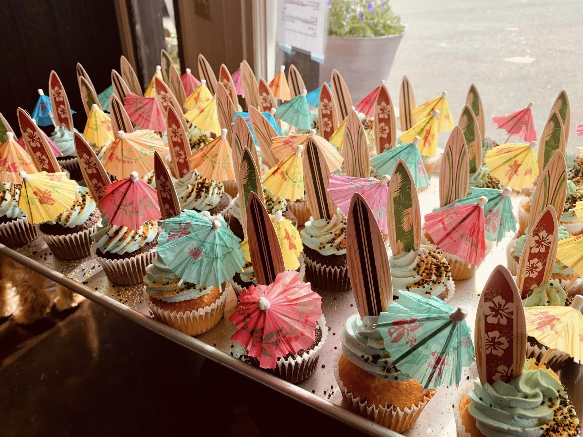 Cupcakes at Divine South Kitchen and Catering in Gold Beach, Oregon
