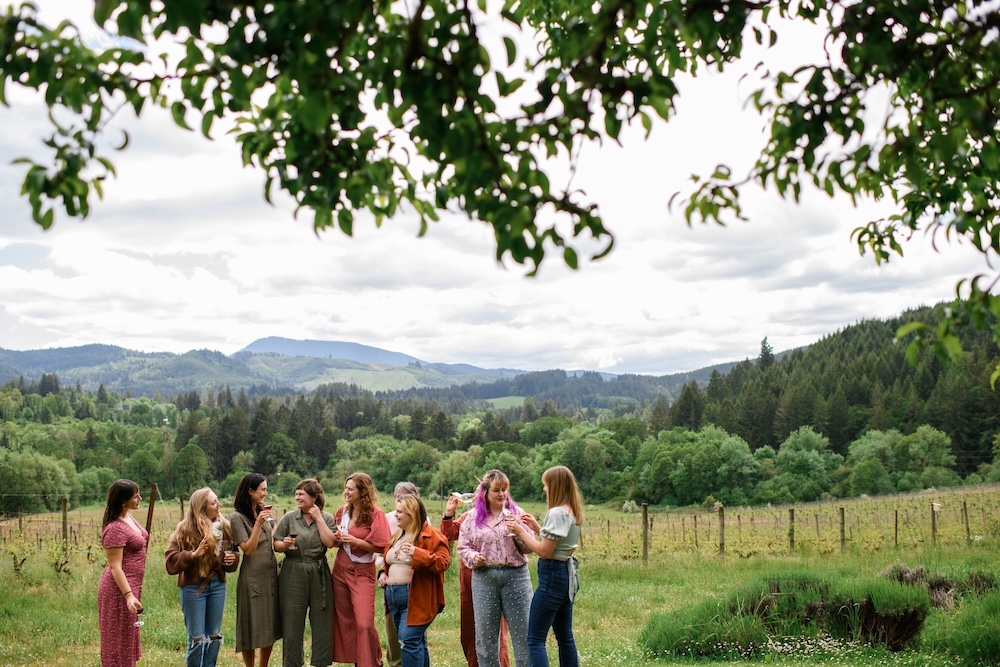Groups, kids and dogs are welcome at a former dude ranch turned Lumos Wine Company.