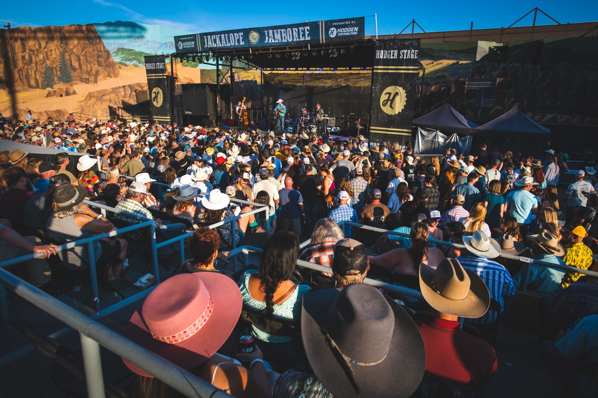 concert-goers attend the Jackalope Jamboree at Happy Canyon
