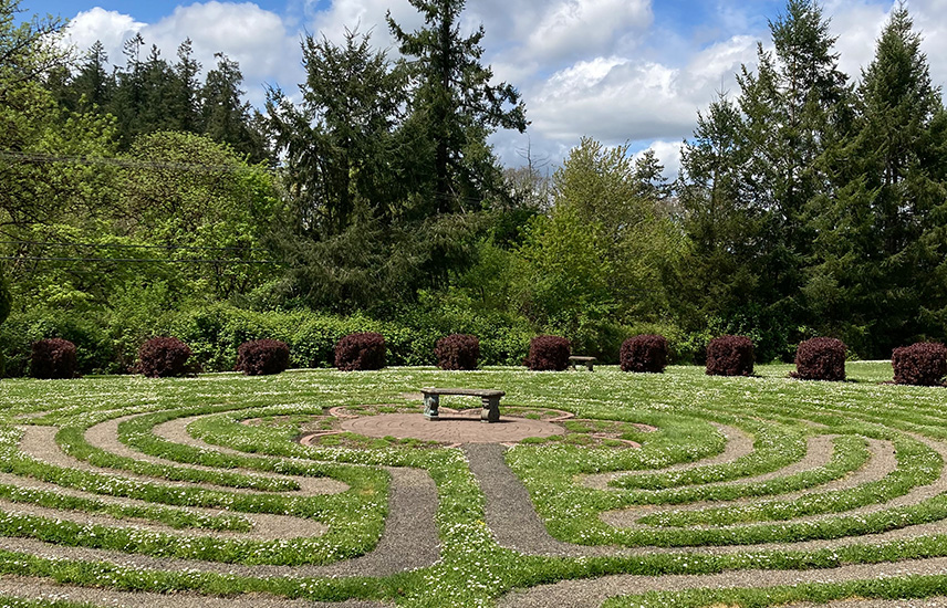 A traditional labyrinth