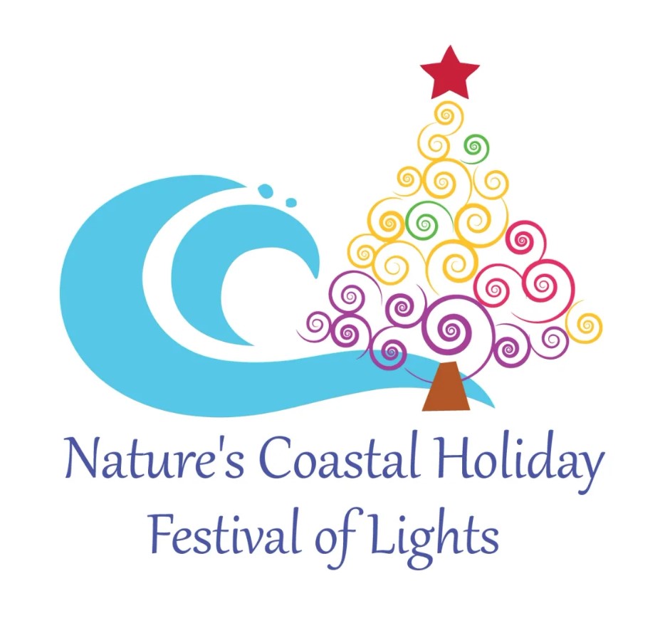 Nature's Coastal Holiday Festival of Lights wavey tree symbol