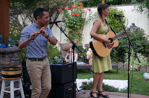 people playing music