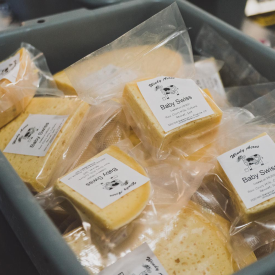 packages of baby swiss cheese