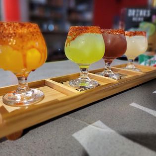 Cocktails from Casa de Reyes.