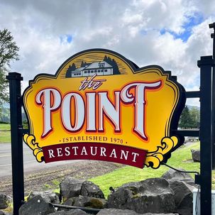 The sign for The Point Restaurant.