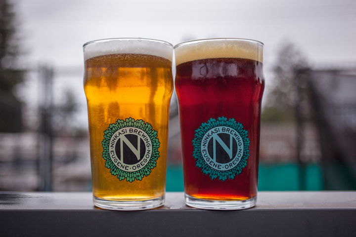 Two beers from Ninkasi Brewing