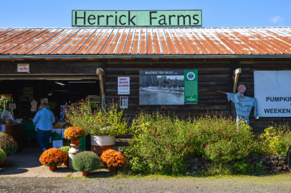 The storefront at Herrick Farms.