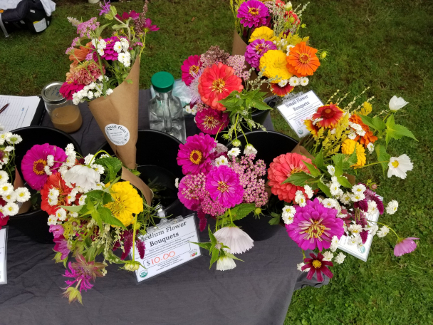 Flower bouquets for sale.