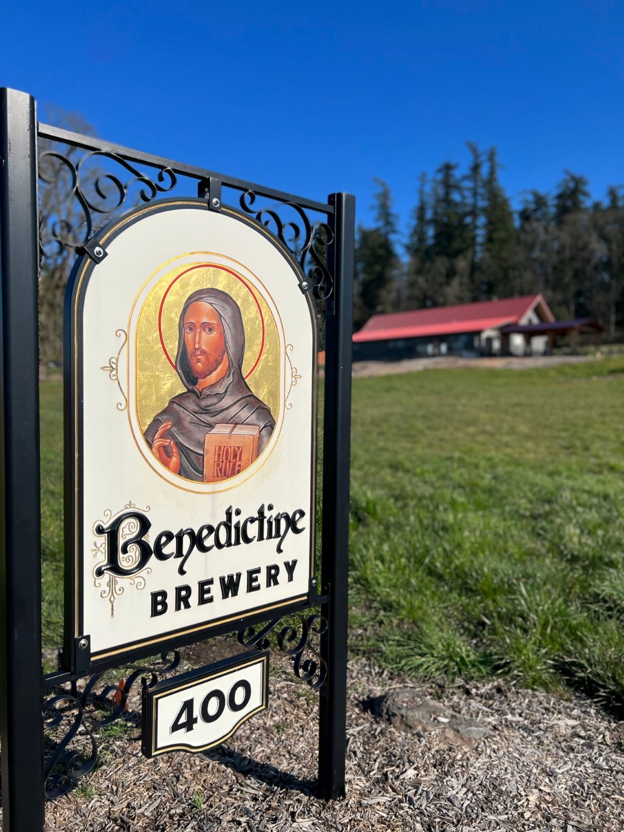 Benedictine Brewery Sign