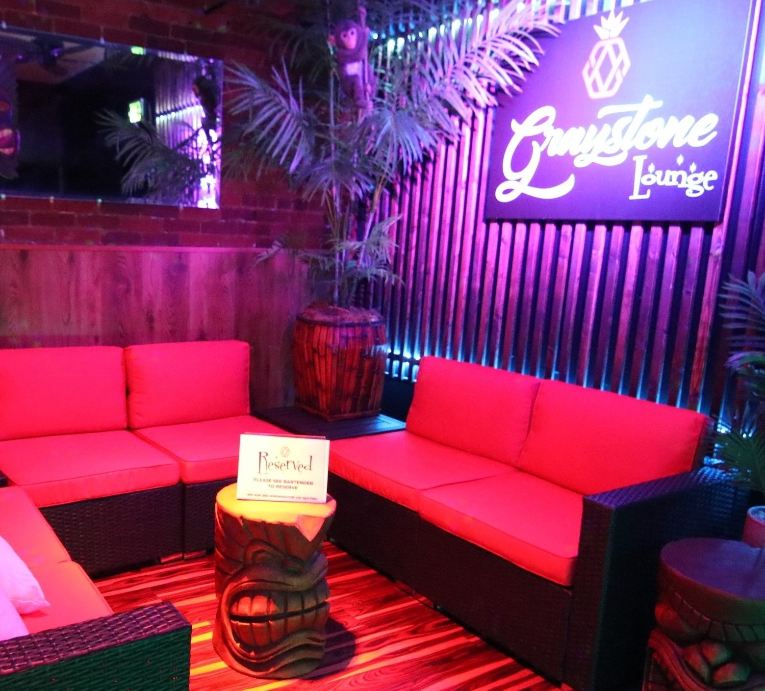 Graystone Lounge Reserved Seating