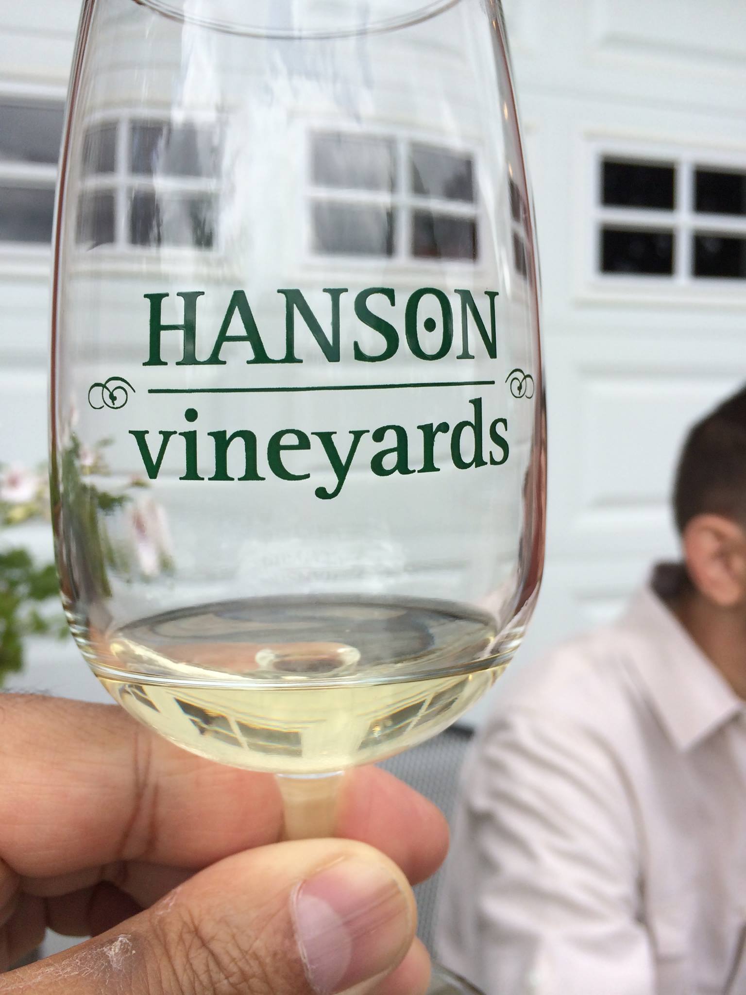 Hanson Vineyards Wine Glass