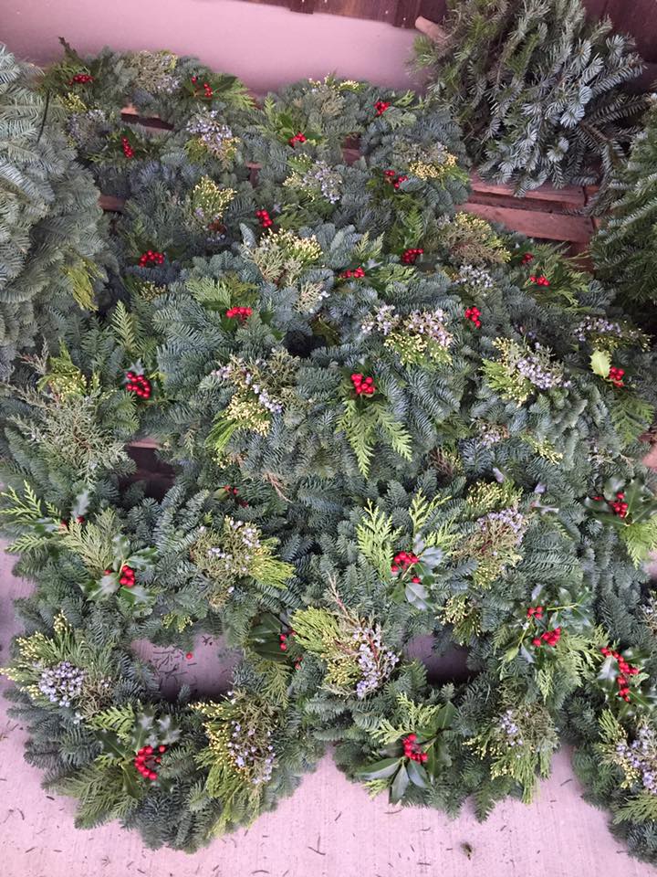 Wreaths with Mistletoes