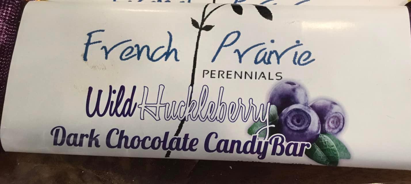 French Prairie Wild Huckleberry Candy Bar