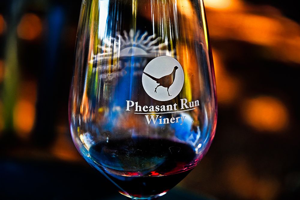 Pheasant Run Wine Glass