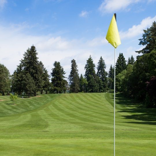Evergreen Golf Course Golfing Hole