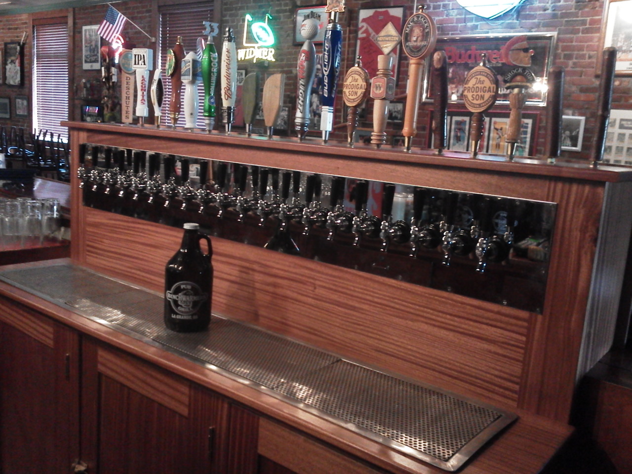 40 different beer on tap