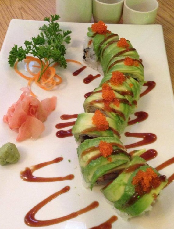 Enjoy sushi at Moy's Dynasty